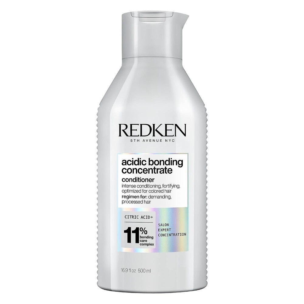 Redken Acidic Bonding Concentrate Conditioner For Damaged Hair Repair - Strengthens and Repairs Weak and Brittle Hair, Sulfate-Free, With Citric Acid