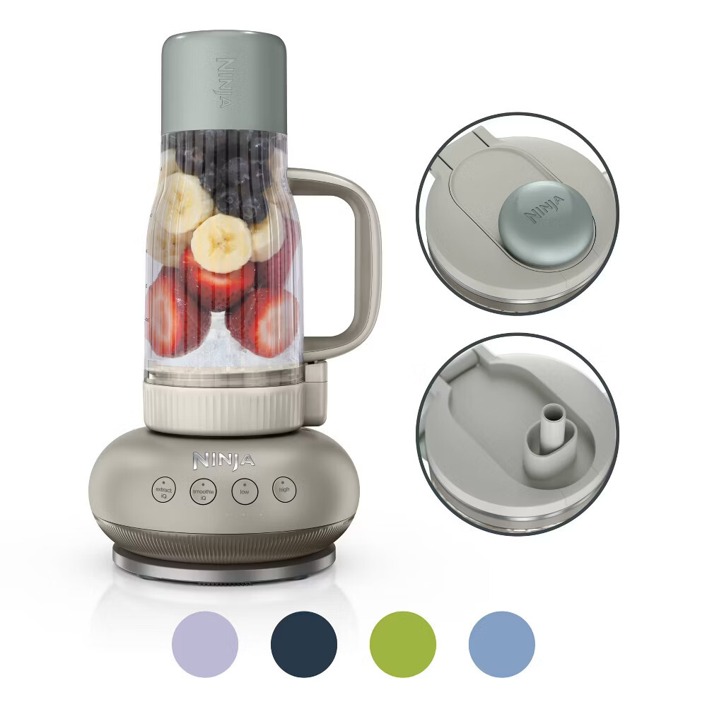Ninja BlendBoss Tumbler Blender with 26oz Travel Tumbler, Detachable Straw &
