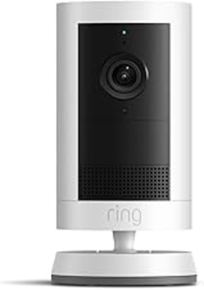 Ring Outdoor Cam Plus, Battery (newest model), Home or business security, Wide-Angle 2K Video with Ring Vision, Low-Light Sight for full-color night vision, Mount-Anywhere Versatility, 2-pack, White