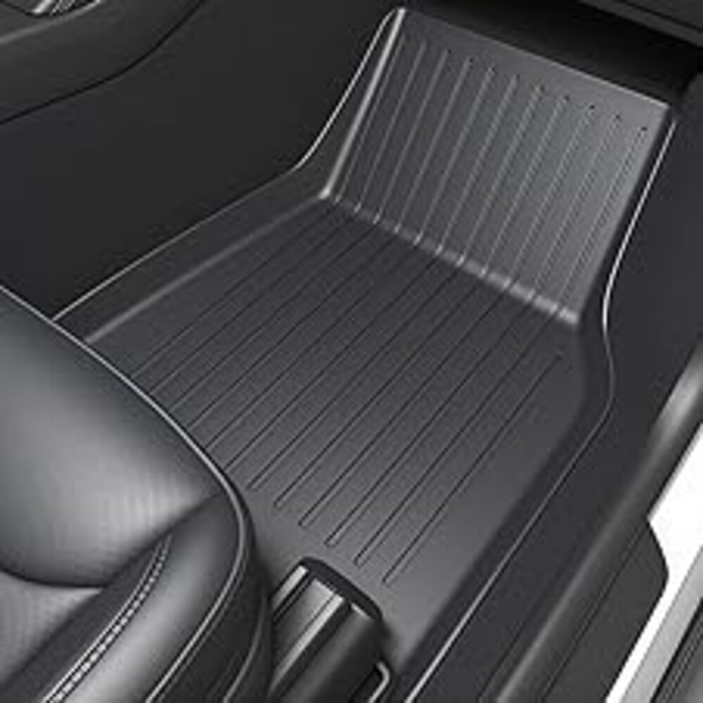 SUPER LINER Tesla Model Y Juniper 2025 2026 Floor Mats & Cargo Liners Full Set 10 PCS Extra-Thick TPE CabinProtect™ for 5-Seater | All-Weather Pet & Child-Friendly Accessories(Not for Standard)
