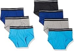 Amazon Essentials Men's Breathable Ribbed Knit Briefs with Elasticized Waistband