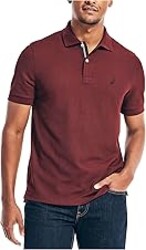 Nautica Men's Performance Pique Polo Shirt