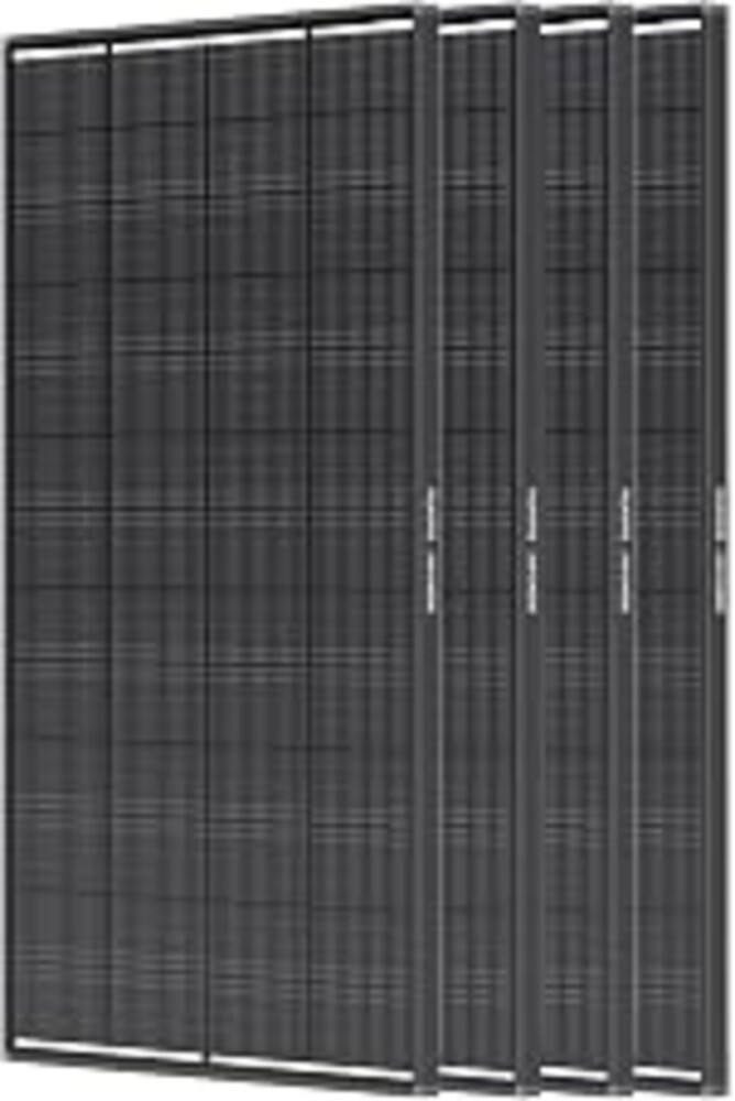 Renogy ShadowFlux Solar Panels, N-Type Anti-Shading Panels for 12V/24V Systems with 25% High-Efficiency PV Modules, 200W 4-Pack ShadowFlux N-Type Panels