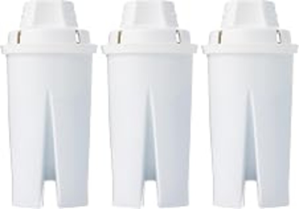 Amazon Basics Enhanced Replacement Water Filters for Water Pitchers, BPA-Free, WQA & NSF Certified, Compatible with Brita Water Pitchers & Drinking Water Filter Systems, 6 Month Filter Supply, 3-Pack