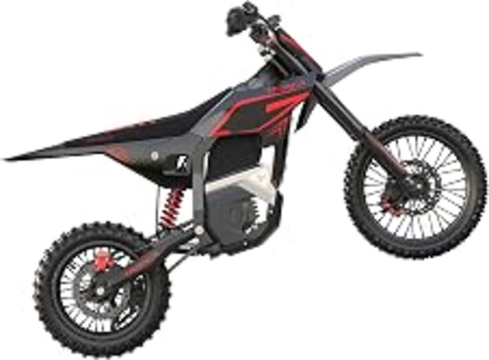 Tasaca V58 Electric Dirt Bike with 5500W Peak Motor, 55Mph Top Speed, 276Nm Max Torque, 5-Speed Modes, 52V 30Ah Battery with BMS, 14" / 12" Off-Road Ebike for Teens T500 Black | UL Certification | Carbon Steel Frame | Hydraulic Disc Brake