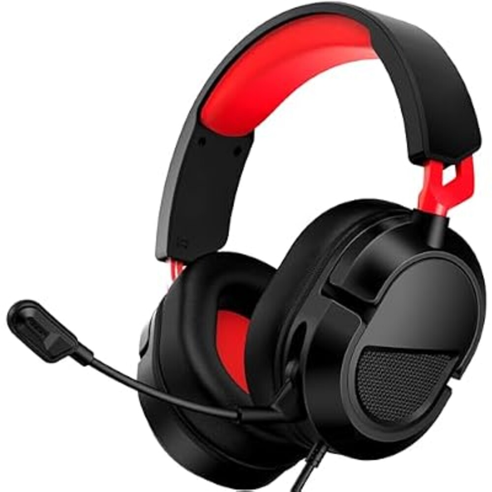 AOC Gaming Headset for Xbox Series X, Xbox Series S/One, PS5, PS5 Pro, PC, 𝟐𝟎𝟐𝟔 𝐔𝐩𝐠𝐫𝐚𝐝𝐞 Wired Gaming Headphones with Mic, 3.5mm Splitter, Gamer Gifts