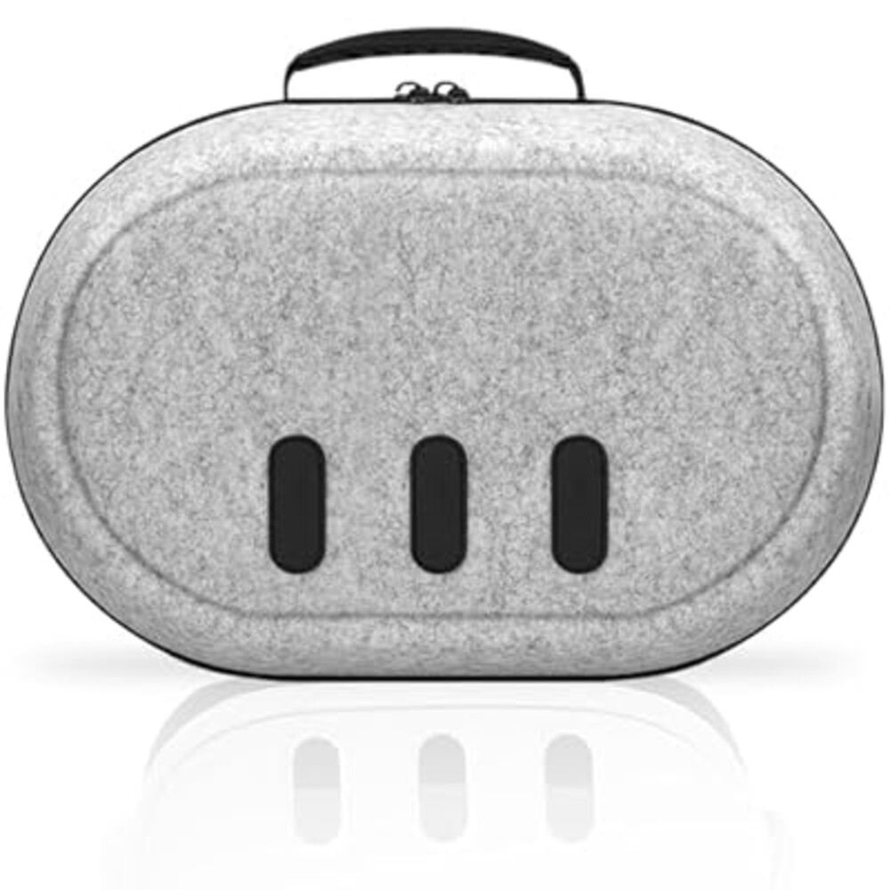 sarlar Carrying Case for Meta Quest 3S/Quest 3 VR Headset, Controller, BOBOVR S3 Pro/Kiwi Design Battery Head Strap, Premium Odorless Felt Hard Shell Case Portable Protection for Travel Storage