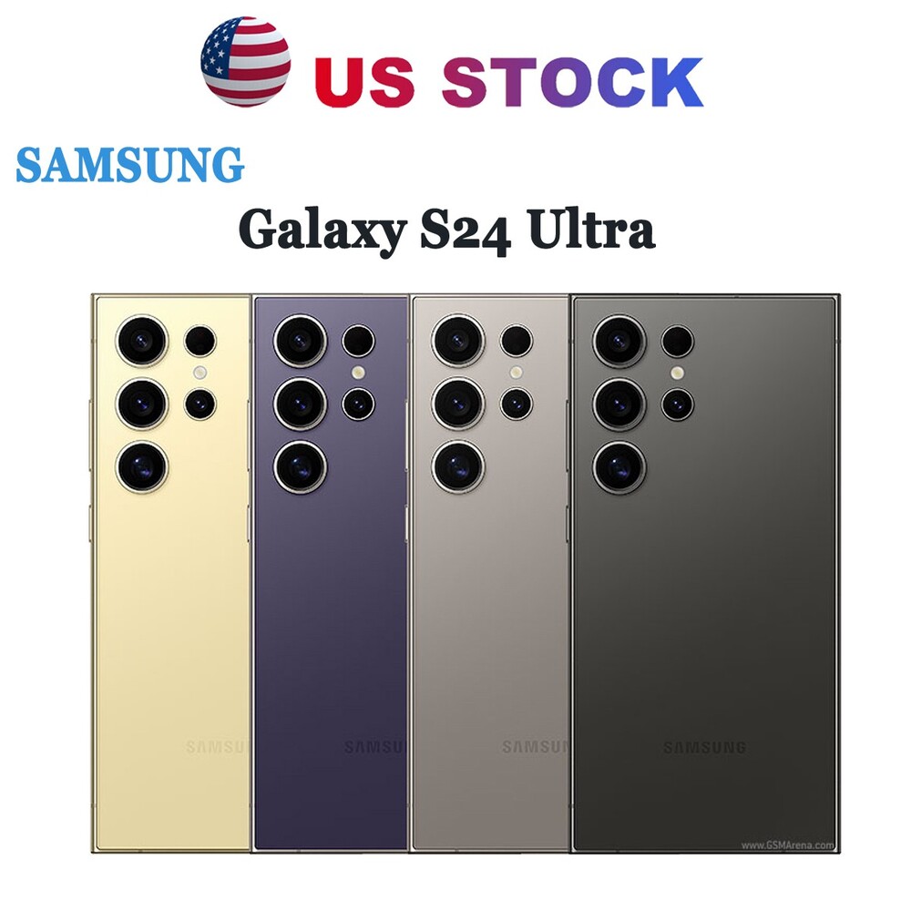 【NEW SEALED】Samsung Galaxy S24 Ultra (5G) 256GB Verizon AT&T Unlocked Smartphone