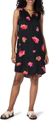 Amazon Essentials Women's Sleeveless Woven A-line V Neck Shift Dress