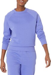 Amazon Essentials Women's Relaxed-Fit Crewneck Pullover Long-Sleeve Sweatshirt