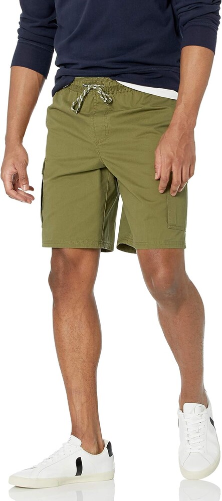 Amazon Essentials Men's 9" Elastic Waist Cargo Shorts