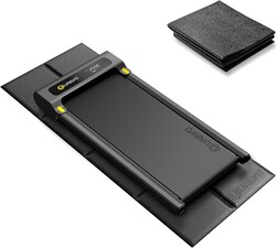 UREVO Foldable Treadmill Mat,Treadmill Mat for Carpet &Hardwood Floors ，Mat for Under Walking Pad on Carpet, Hardwood Floors Protectior, Non-Slip, Waterproof, Noise Shock Absorption