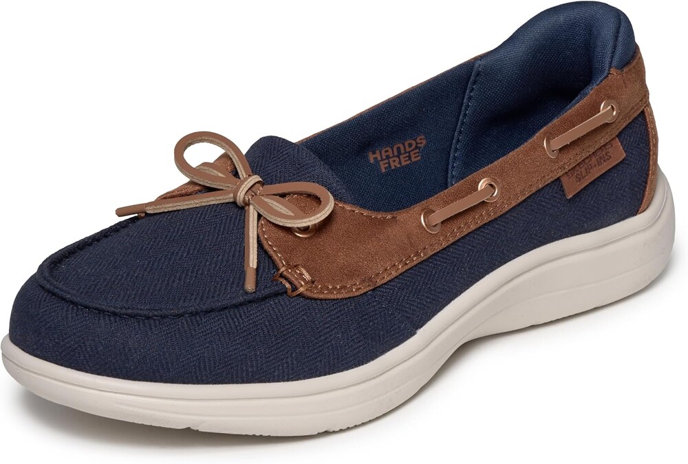 Skechers Womens Hands Free Slip-ins On-the-go Flex Radiant Scooped Boat Shoe