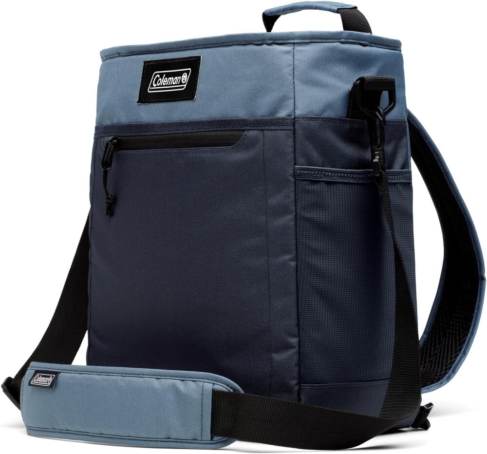 Coleman TranslatR 16-Can Leakproof Soft Cooler Backpack, Superior Ice Retention Keeps Contents Cold up to 12 Hrs, Made of Recycled Material, Great for Camping, Tailgating, Sports, Lunches & More