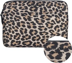 kate spade new york Puffer Laptop Sleeve 14 Inch - Classic Leopard - for 13 to 14 inch MacBook Pro M3 Max/M3/M2/M2/M1 Max/M1 Pro