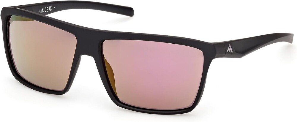 adidas mens Injected Sunglasses Rectangular Sunglasses