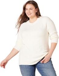 Amazon Essentials Women's Regular-Fit Soft Touch Long-Sleeve Crewneck Sweater