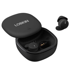 LOBKIN Sleep Earbuds,Mini Wireless Earbuds,Sleeping Headphones,20H Playtime Ear Buds with IPX6 Waterproof Earphones for Side Sleepers,Touch Control,Black