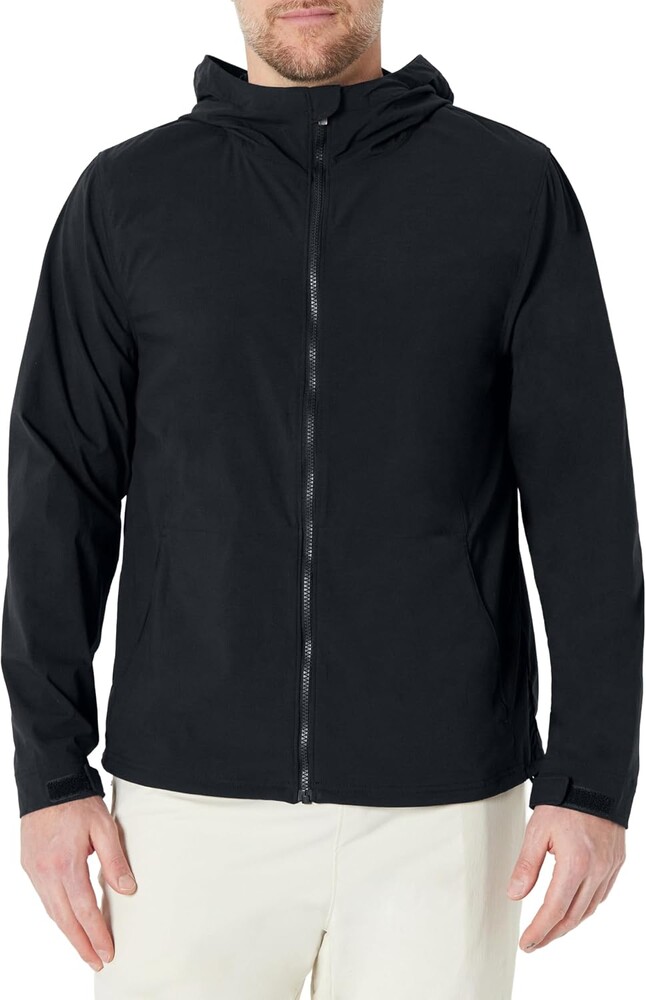 Amazon Essentials Men's Active Lightweight Water Repellent Full-Zip Active Hiking Outdoor Jacket