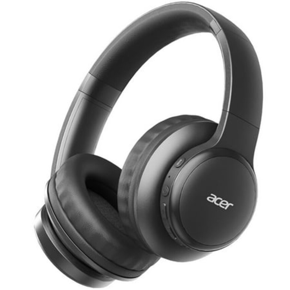 Acer Over-ear Headphones with 60H Playtime, Hi-Res Audio Foldable and Comfortable, Black