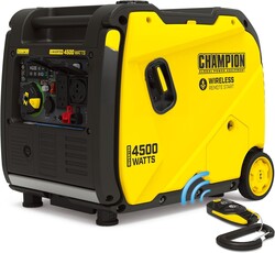 Champion Power Equipment 4500-Watt Wireless Remote Start Inverter Generator with Quiet Technology and Free 3-Year Warranty