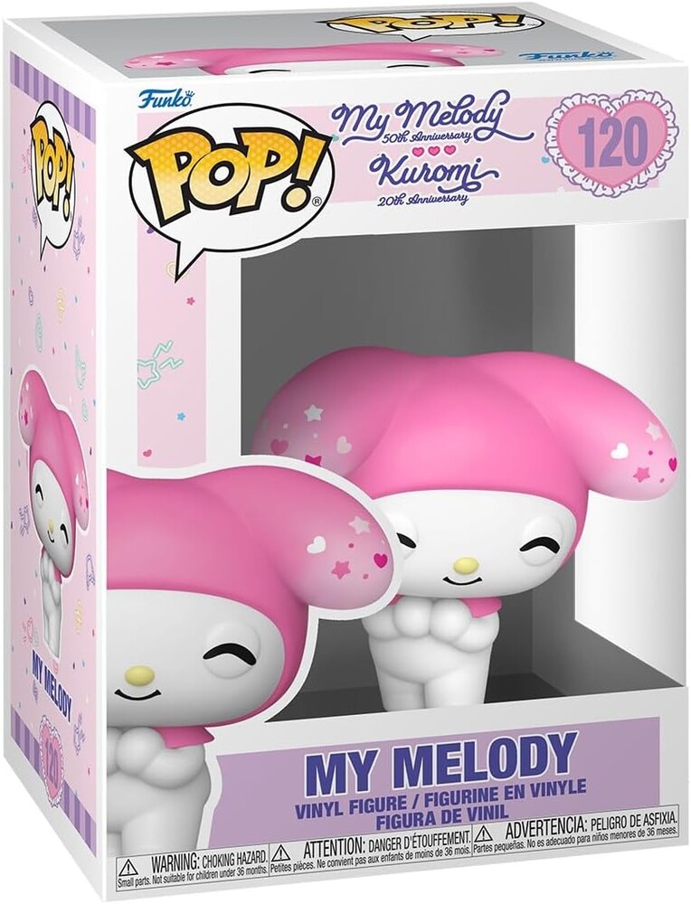 Funko Pop! Sanrio: Kuromi 20th Anniversary &My Melody 50th Anniversary - My Melody - Hello Kitty - Collectable Vinyl Figure - Gift Idea - Official Merchandise - Toys for Kids & Adults - Sanrio Fans