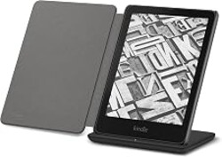 Amazon Kindle Paperwhite Bundle: Includes, Amazon Kindle Paperwhite Signature Edition 32GB | Black, Plant-Based Leather Cover & Wireless Charging Dock | Black