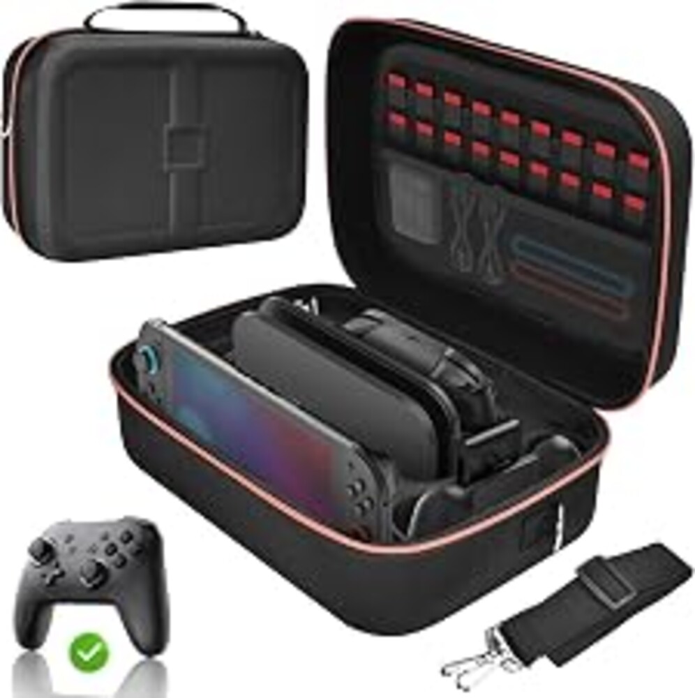 Gorixer Switch 2 Case for Nintendo Switch 2(2025) or 1 and OLED Models(2021),Stores 18 Game Cards for Nintendo 3DS & 2DS Games
