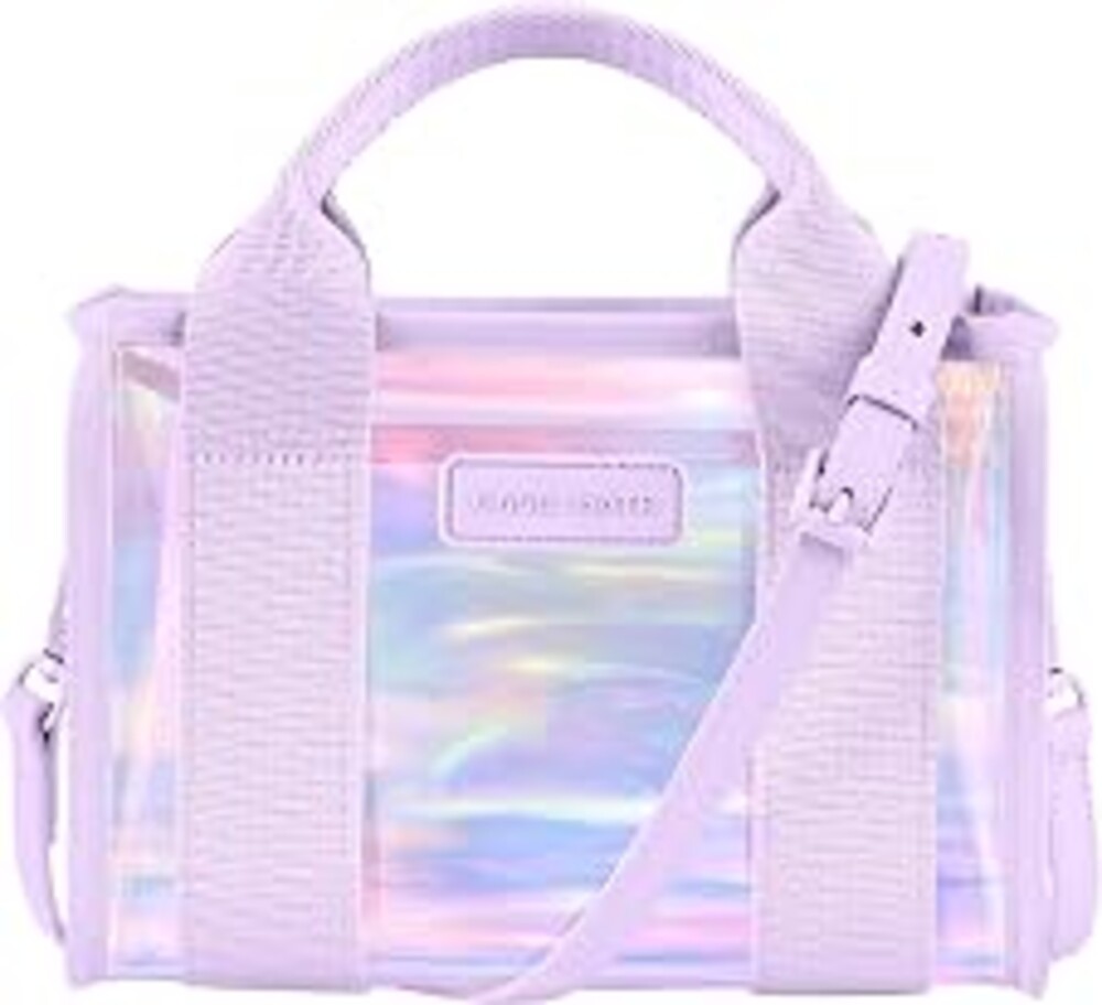 Case-Mate Soap Bubble Jelly Stadium Bag for Women - Clear Tote Bag for Stadium Events - Iridescent Mini Purse with Crossbody Strap - Water-Resistant Tote Handbags for Keys, Phone, Wallet & Sunglasses