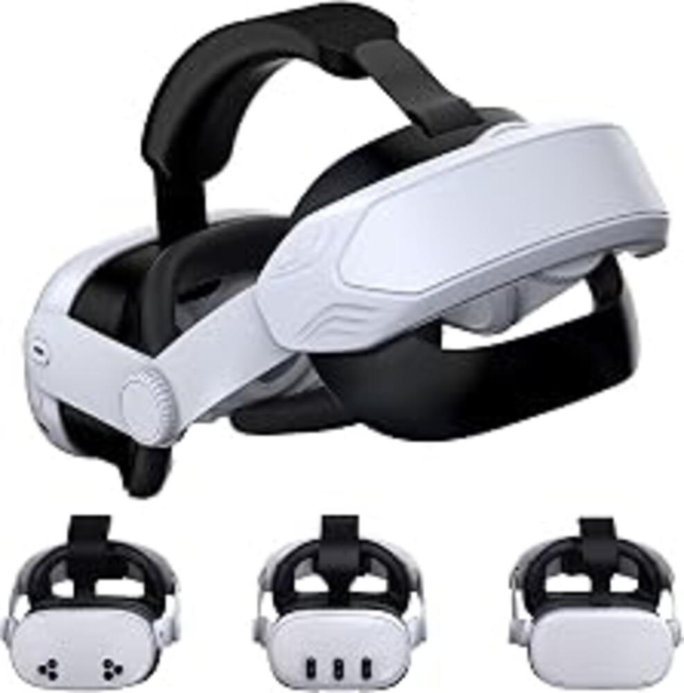 Adjustable Comfort Head Strap for Meta Quest 3S/Quest 3/Quest 2 - Elite Strap Replacement for Enhanced Support, Reduced Pressure & VR Gaming Immersion (T4 Quest 3S/Quest 3/Quest 2 Head Strap)