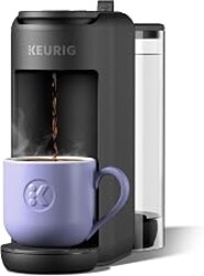 Keurig K-Mini Mate Plus Single-Serve K-Cup Pod Coffee Maker, Compact, 3 Cup Sizes, Brew Over Ice and Strong Button Features, 50 oz Removable Reservoir, Matte Black