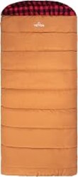 TETON Sports Deer Hunter Sleeping Bag, Warm and Comfortable Camping Sleeping Bag, Teton Tough Canvas Shell for Camping, Hunting, and Cold Weather