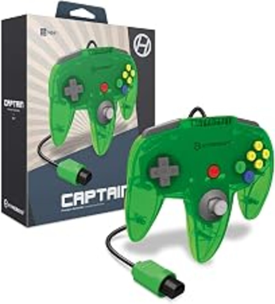 Hyperkin "Captain" Premium Controller for N64 (Lime Green) - Nintendo 64