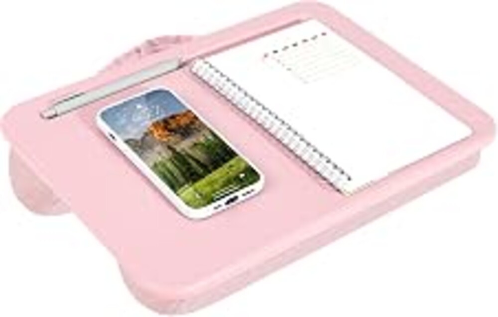 LAPGEAR Compact Lap Desk – Fits Up to 14″ Laptops – Rose Quartz – Style No. 43104