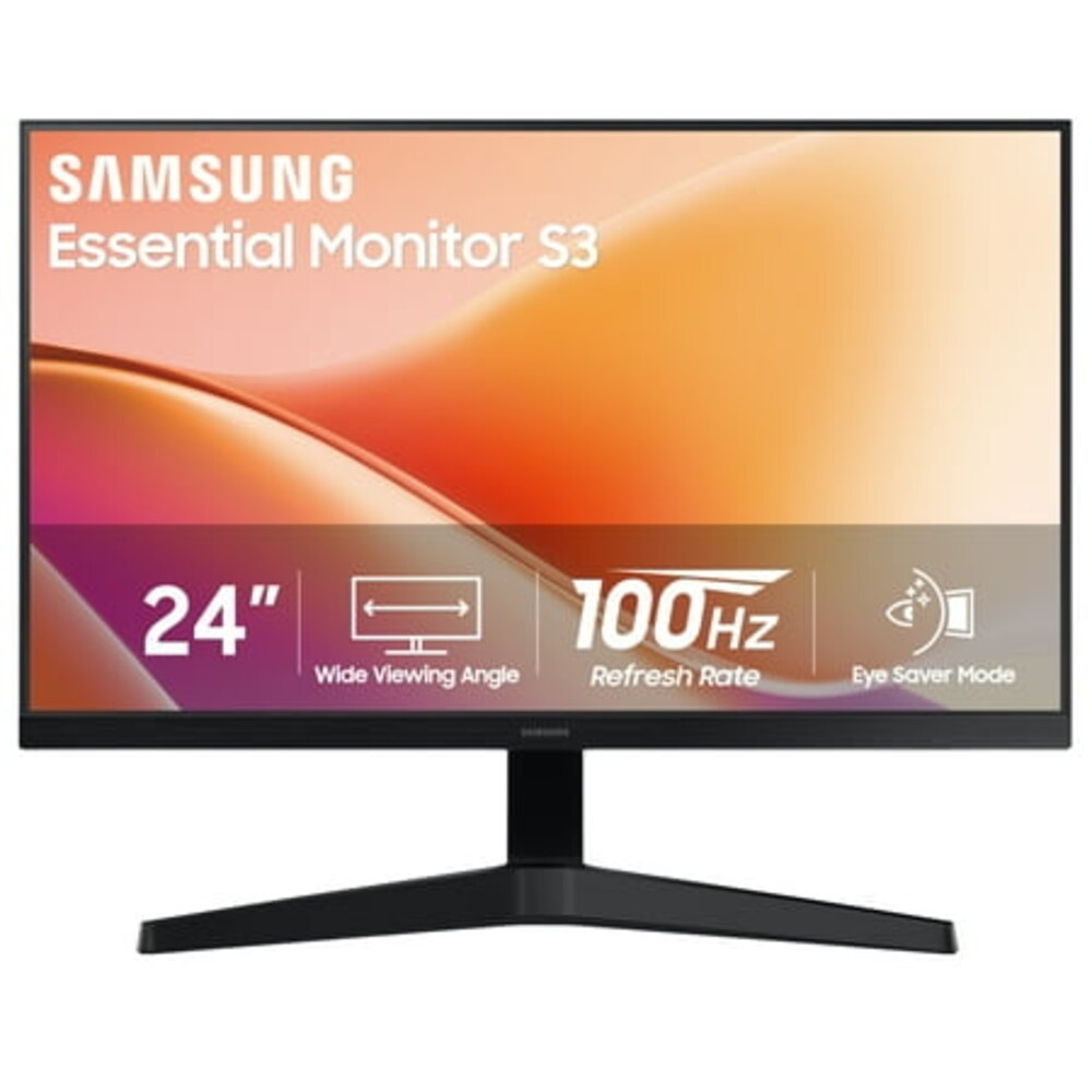 Samsung 24" Essential Monitor S3 S33GF Full HD 100Hz - LS24F330EANXZA