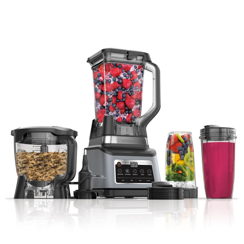 Ninja BN801 Professional Plus Kitchen System, 1400 WP, 5 Functions, Grey