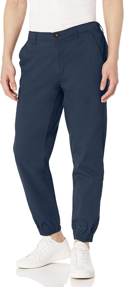 Amazon Essentials Men's Straight-Fit Washed Cotton Chino Jogger Pant