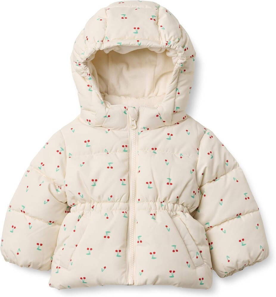 Amazon Essentials Baby-Girls Water-Repellent Hooded Puffer Jacket