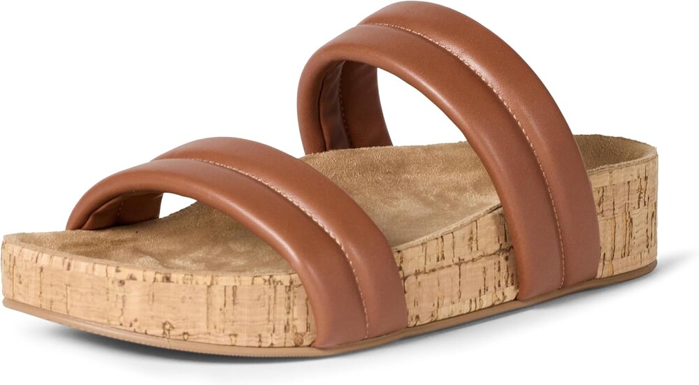 Amazon Essentials Women's Two Strap Slide Cork Sandals
