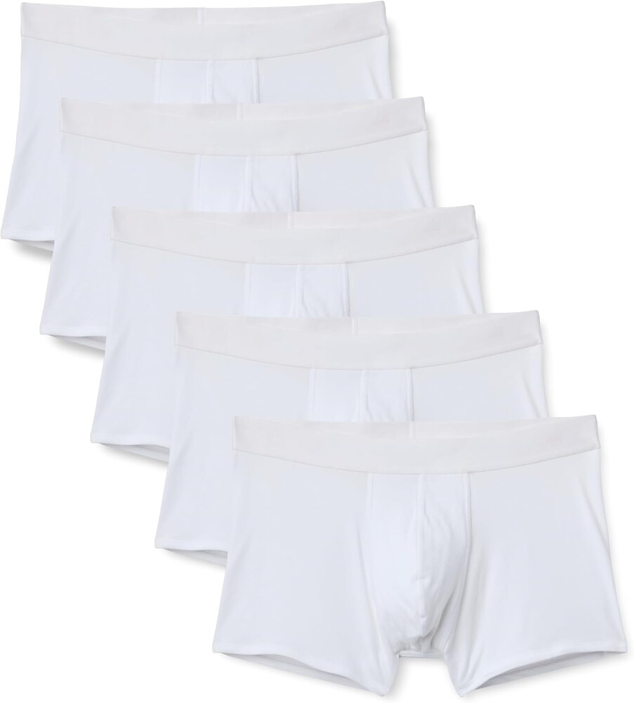 Amazon Essentials Men's Cotton Jersey Boxer Shorts Underwear, Pack of 5
