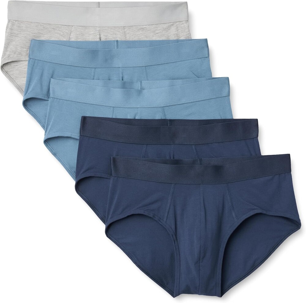 Amazon Essentials Men's Super Soft Modal Fabric Brief, Pack of 5