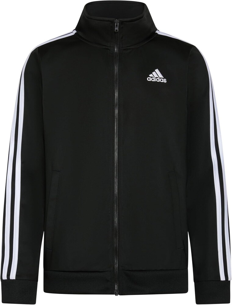 adidas Boys Zip Front Iconic Tricot Jacket