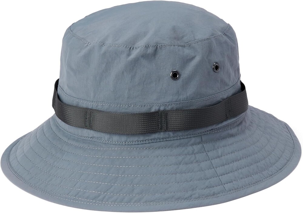 Amazon Essentials Men's Washed Nylon Outdoor Wide Brim Sun Bucket Hat