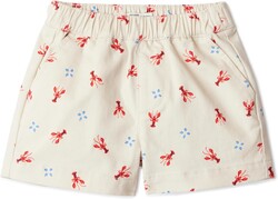 Amazon Essentials x Sofia Grainge Unisex Babies, Toddlers and Kids' Pull-on Cotton Twill Shorts