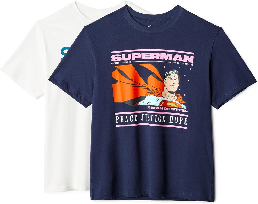 Amazon Essentials Warner Brothers Men's Cotton Regular-Fit Short-Sleeve Crewneck T-Shirt