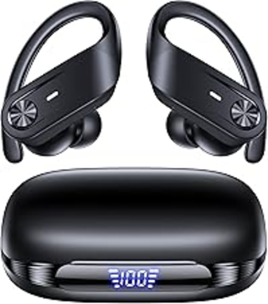 Hybrid Active Noise Cancelling Wireless Ear Buds 80 Hrs Playtime Hi-Res Stereo Quality Bluetooth Earbuds with Transparency Mode Headphones Bluetooth Earhooks ANC Earphones for Work Sports Travel