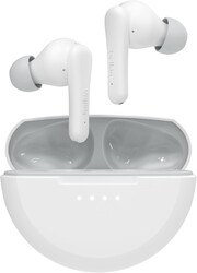 Belkin SoundForm Nano 2 Bluetooth Earbuds for Kids with Built-in Microphone, 28H Battery Life, Safe 85dB Volume, IPX5 Water Resistance - Kids Bluetooth Earbuds for iPhone, iPad, Galaxy, & More - White