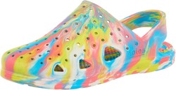 Totes Kids' Everywear Lightweight Waterproof Contoured Splash and Play Clog Sandals with Strap