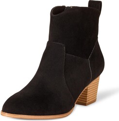 Amazon Essentials Women's Western Ankle Boots with Block Heel