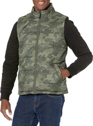 Amazon Essentials mens Mid-weight Puffer Vest